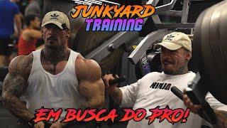 TREINO DE PEITO COM XICORIA EM BUSCA DO PRO CARD TREINO JUNKYARD