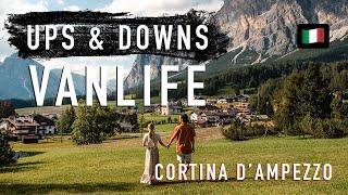 Cortina dAmpezzo Heart of the Dolomites  Ups AND Downs of VANLIFE in ITALY