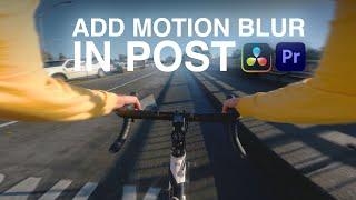 Add Motion Blur To Your GoPro Footage No Gimbal No ND Filters