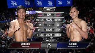 Rodtang vs. Kaonah Full Fight - Muay Thai Masterpiece