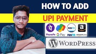 How To Add UPI Payments Gateway In Ecommerce Website - Accept UPI Payments in WooCommerce 2024