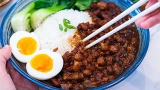 BETTER THAN TAKEOUT - Braised Pork Belly Recipe Taiwanese Lu Rou Fan