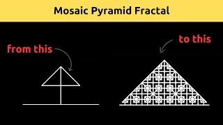 Fractals  Mosaic Pyramid    Land by ANBR   #fractals #pattern