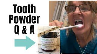 How to Use Tooth Powder - DIY Mouthwash Q & A