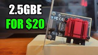 Is This $20 2.5Gbe PCIe Network Card Any Good? - 2.5GBase-T PCIe Network Adapter RTL8125 Review