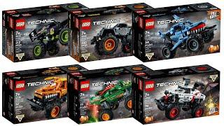 ALL LEGO Technic Monster Jam Monster Truck sets CompilationCollection Speed Build