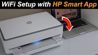 HP Envy Printer Setup  Connect to WiFi via HP Smart App 