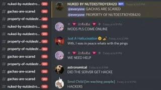 Nuking Arinxias discord server 2500 members