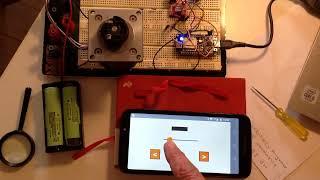 Stepping motor with ESP8266