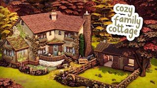 Cozy Family Cottage   The Sims 4 Speed Build