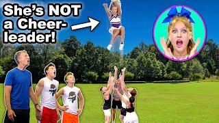 Transforming my kids into cheerleaders Who will win?