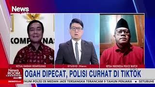 Viral Polisi Curhat di TikTok usai Dipecat Kompolnas Cari Simpati Publik #iNewsRoomWeekend