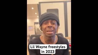 Lil Wayne freestyles in 2023 THA CARTER  A MILLI concert RARE