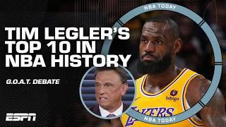 Tim Leglers TOP 10 ALL-TIME PLAYERS  + Perks BIGGEST QUESTIONS for the season   NBA Today