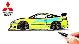 How to draw a car from Fast and Furious  Fast and furious car drawing