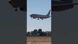 RAAF P-8 Poseidon Doing A Touch And Go At Adelaide International Airport