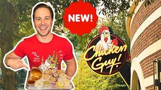 NEW Chicken Guy Menu & Trying ALL 10 Sauces at Disney Springs  Is it Still Good? Walt Disney World