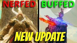 NEW ELDEN RING UPDATE Patch 1.14 Nerfs Radahn and Buffs Many Weapons