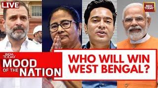 Mood Of The Nation LIVE Who Will Win West Bengal 2024 Lok Sabha Elections?  Rajdeep Sardesai LIVE