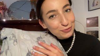 The Rich Aussie Mum Helps You Get Ready For Bed  ASMR  skincare making your bed tucking you in