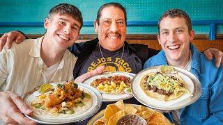 Brits try Trejos Tacos with Danny Trejo