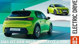 DAS ist der neue 2024 Peugeot e-208 Reichweite Leistung technische Daten  Electric Drive News