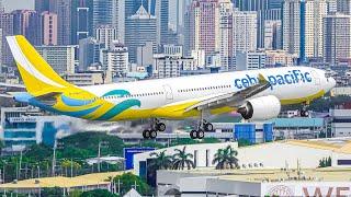 25 MINUTES of CLOSE UP PLANE SPOTTING at MNL  Manila Ninoy Aquino Airport Plane Spotting MNLRPLL