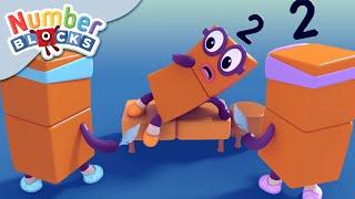 The Terrible Twos - Numberblocks  Full Episode S1 E12  Math Cartoon For Kids  Little Zoo