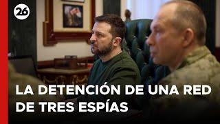 Ucrania detiene a 3 espías que trabajaban para Rusia en la región de Jersón