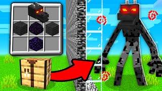 What I CRAFT Comes to Life In a MOB BATTLE Minecraft