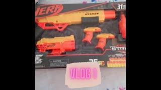 VLOG 1- Nerf Gun Unboxing