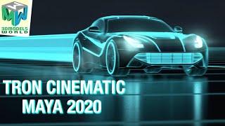 Tron Cinematic Style Animation Using Maya 2020 and Arnold Trailer