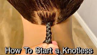 **DETAILED** How to Start a Knotless Braid  •BraidsbyTyTi