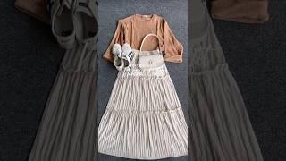 REKOMENDASI OUTFIT SIMPLE PAKAI ROK  INSPIRASI OOTD KEKINIAN#shortvideo #shopeehaul #fashion #ootd