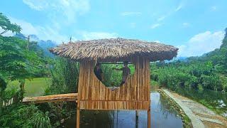 The journey to complete the hut in the middle of a pond.  KONG & NHAT build new happiness
