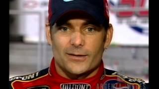 Jeff Gordon is interviewed after winning the Daytona 500