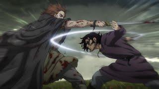 Snake Takes Down Gardar  Gardar vs Snake  Vinland Saga S2 Ep 14