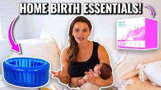 Everything I Bought For My Home Birth & Postpartum Essentials