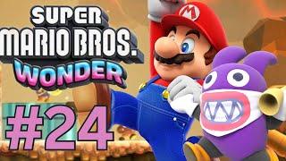 Lets Play Super Mario Wonder CO-OP World 6 - Deep Magma Bog 100% Completion Part 24
