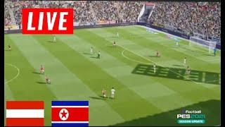 LIVE NORTH KOREA U20 VS AUSTRIA U20 • FIFA WORLD CUP WOMEN 2024 LIVE MATCH NOW • GAMEPLAY PES 21