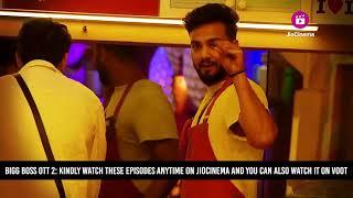 Bigg Boss OTT 2  Elvish Yadavs fight with Avinash Sachdev Jiya & Falaq Tum log toh bhaunkte ho