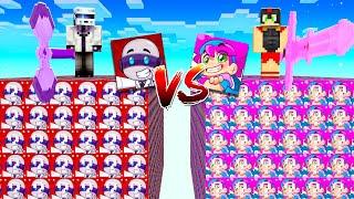 DESAFÍO DE LUCKY BLOCK de INVICTOR VS ELMAYO97  ¿QUIEN ES MEJOR?  CARRERA DE LUCKY BLOCKS