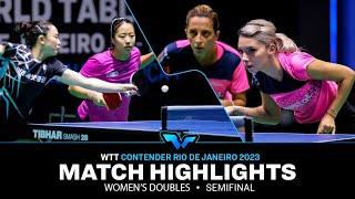 Shin Y.Jeon J. vs Bernadette S.Elizabeta S.  WD SF  WTT Contender Rio de Janeiro 2023