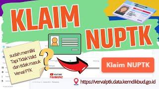 Verval PTK - Cara Klaim NUPTK Bagi Yang Sudah Punya Tapi Tidak Diakui