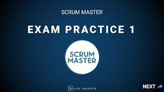 Scrum Master Mock Exam Flash Cards Video 1