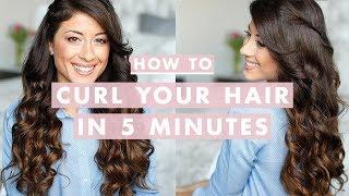 How to Curl Your Hair in 5 Minutes