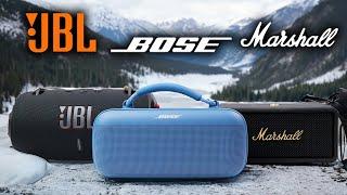 Bose Soundlink Max VS JBL Xtreme 4 VS Marshall Middleton  Who Takes The Crown??