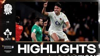HIGHLIGHTS  󠁧󠁢󠁥󠁮󠁧󠁿 ENGLAND V IRELAND ️  2024 GUINNESS MENS SIX NATIONS RUGBY