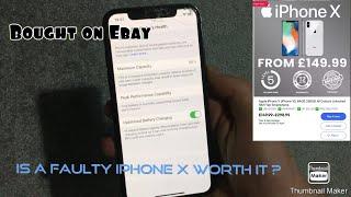 Buying a damaged IPhone X on Ebay