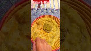 Saag Paratha Sarso ka saag Paratha Pakistani Street Food #food #saag #paratha #streetfood #trending